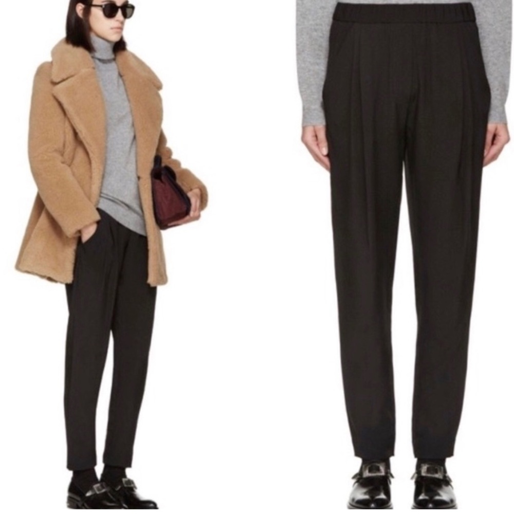 3.1 Phillip Lim 100% Silk Black Jogger Pull on Pant 0